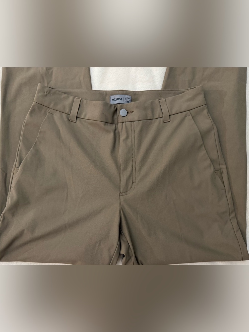 VRST Men's Stretch Pants in Khaki 30x32